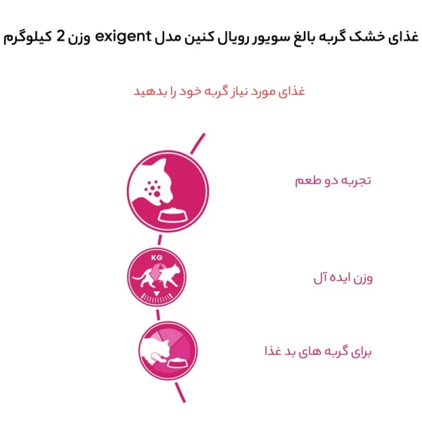 غذای گربه ساوراگزیجنت رویال کنین ۲ کیلویی