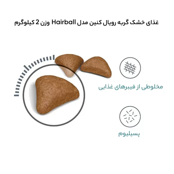 غذای گربه رویال کنین هربال ۲ کیلویی