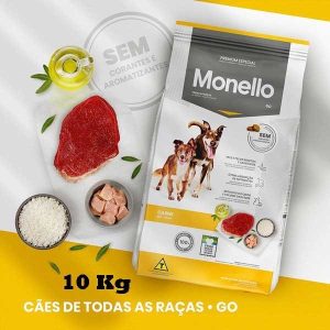 غذای خشک سگ مونلو با طعم مرغ و گوشت 10 کیلوگرم (سگ بالغ فعال)